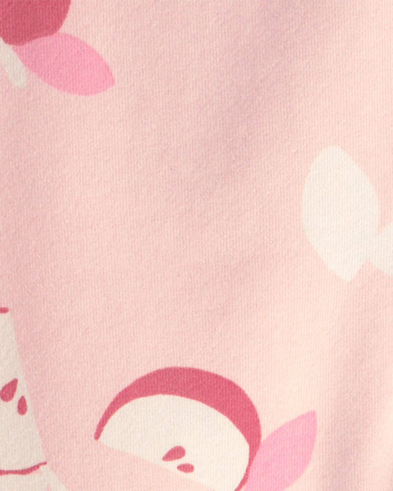 Baby Girl Apple Pull-On Stretch Leggings - Pink, image 3 of 4 slides