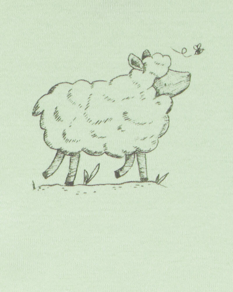 Baby 5-Pack Farm Animals Bodysuits, image 2 of 8 slides