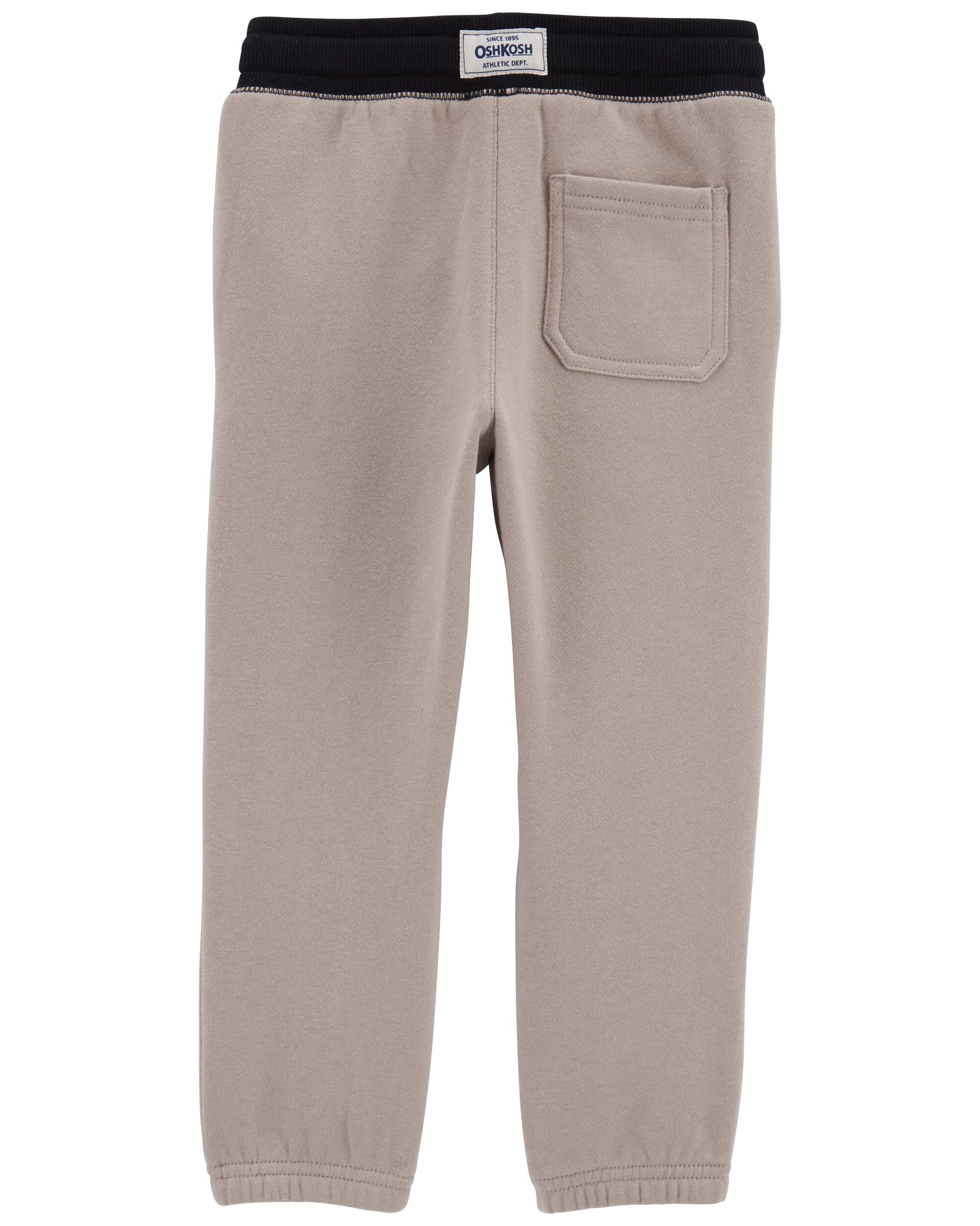 Khaki Pull On Drawstring Joggers Carter s Oshkosh Canada
