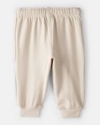 Baby Boy Colourblock Joggers - Tan/White, image 2 of 4 slides