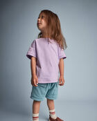 Toddler Henley Tee- Purple, image 4 of 5 slides