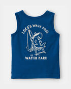 Baby Boy Shark Tank Top - Navy Blue, image 2 of 5 slides