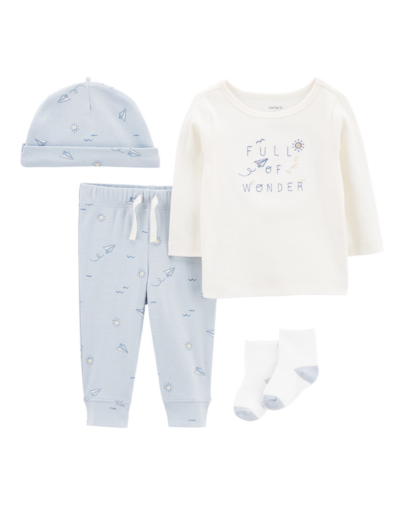 Baby 4-Piece Take-Me-Home Set, image 1 of 3 slides