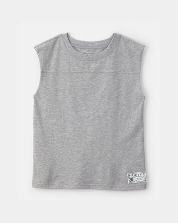 Boys Active Muscle Tank - Grey, 