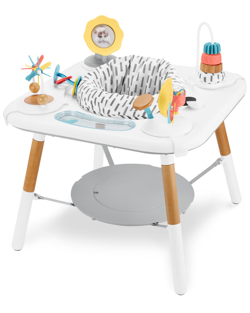 Centre d'activit&eacute;s et table de jeux &agrave; 3 niveaux Discoverosity inspir&eacute; du mod&egrave;le d'&eacute;cole Montessori, image 1 sur 6 diapositives
