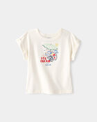 Toddler Girl Ice Cream Top - Cream, image 1 of 4 slides