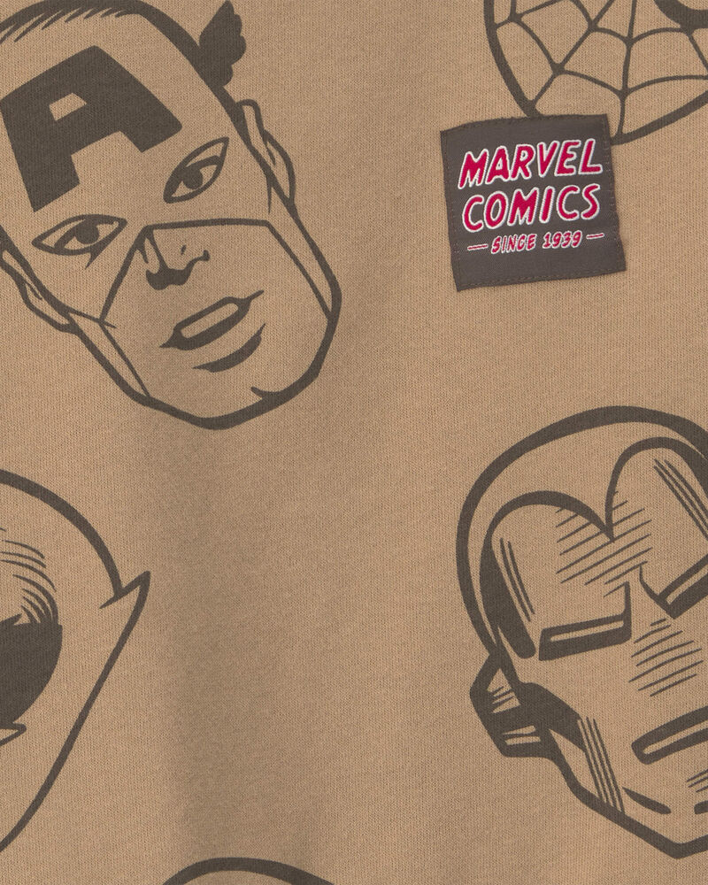 Toddler Boy &copy;Marvel Pullover Sweatshirt - Brown, image 2 of 2 slides