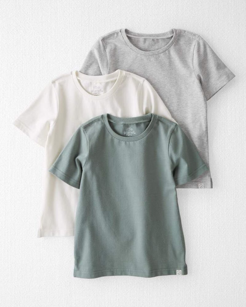 Toddler 3-Pack Organic Cotton T-Shirts
, image 1 of 5 slides