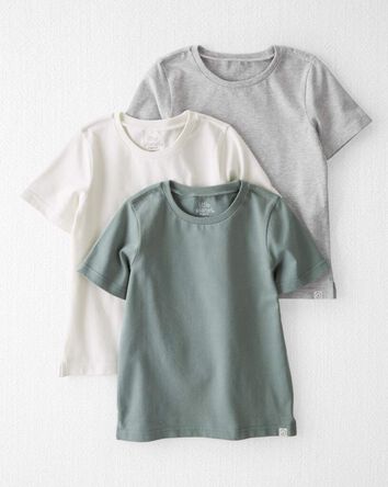 Enfant en bas &acirc;ge Emballage de 3 t-shirts en coton biologique
, 
