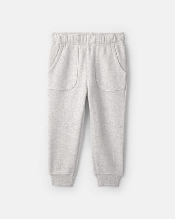 Tout-petit gar&ccedil;on - Ensemble 2 pi&egrave;ces haut &agrave; motif morse et pantalon en molleton &ndash; Bleu/Gris, 