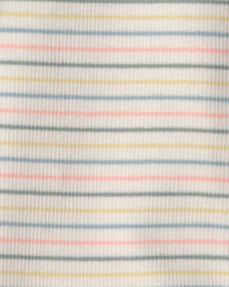 Baby 3-Pack Organic Cotton Bodysuits in Veggie Fruit Print, image 3 of 6 slides