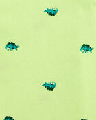 Toddler Dinosaur Graphic Tank - Neon Yellow, image 2 of 3 slides