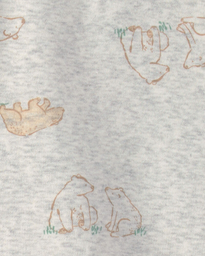 Baby 4-Piece Bear Long-Sleeve Layering Set - Grey, image 3 of 4 slides