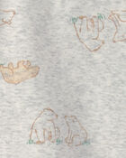 Baby 4-Piece Bear Long-Sleeve Layering Set - Grey, image 3 of 4 slides