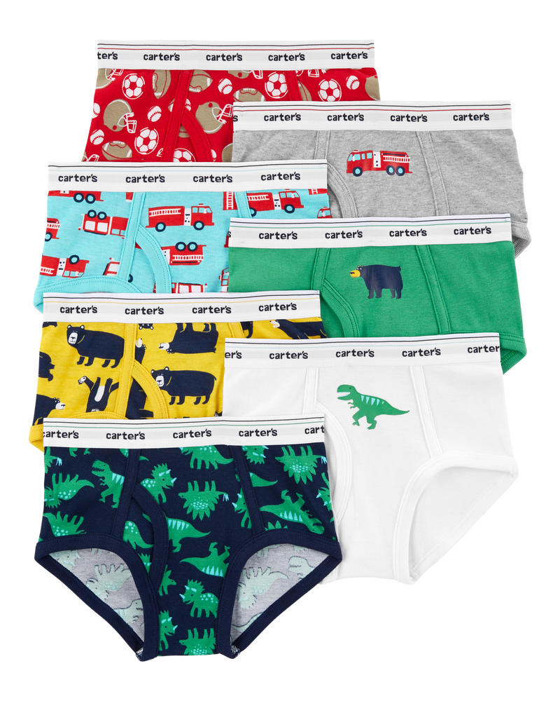 7-Pack Cotton Briefs, image 1 of 2 slides