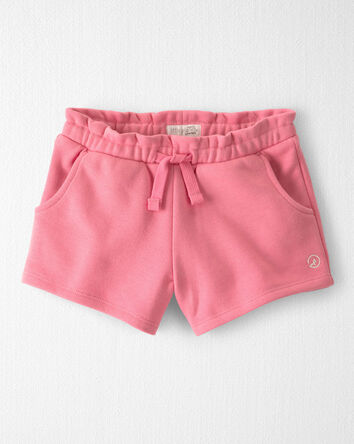 Toddler Girl Knit Shorts Made with Organic Cotton, 