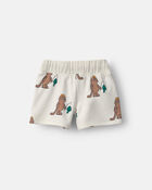 Toddler City Park&trade; Short in Fishing Tiger Print - Cream, image 5 of 6 slides