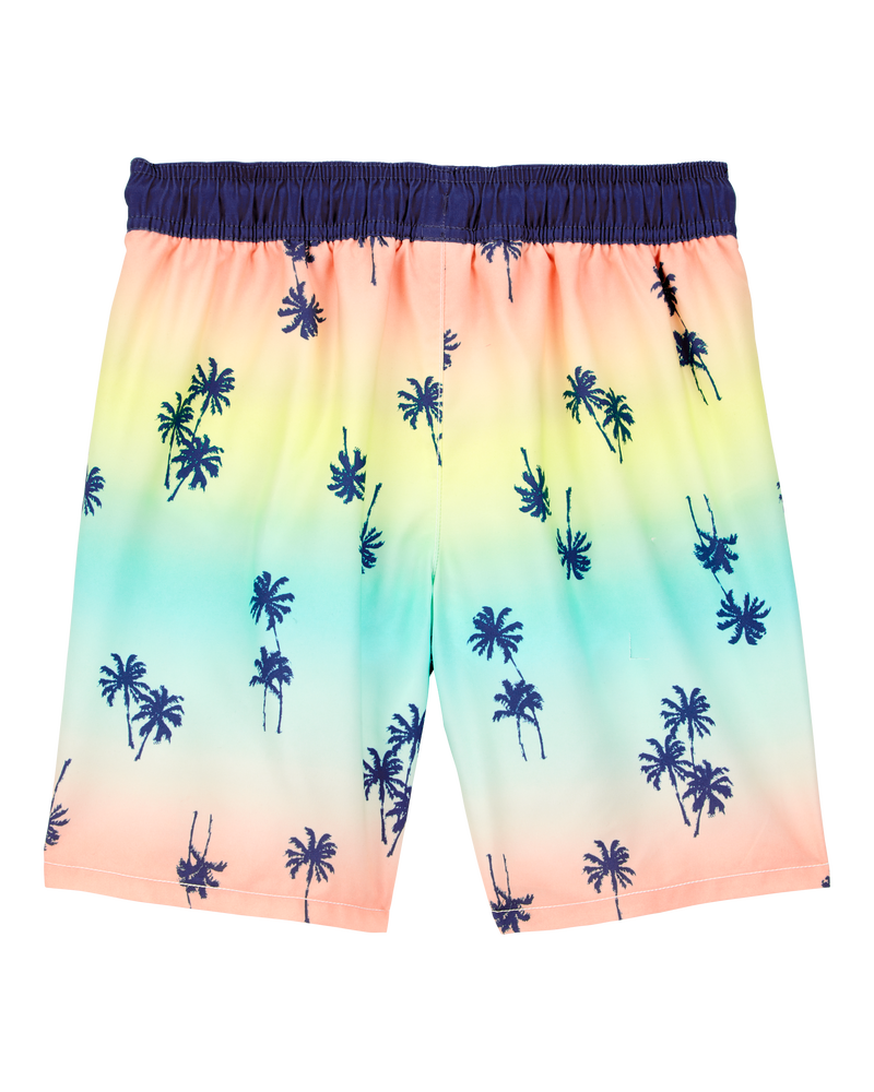 Kid Palm Tree Swim Trunks, image 2 of 4 slides