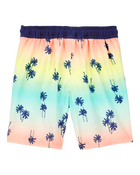 Kid Palm Tree Swim Trunks, image 2 of 4 slides