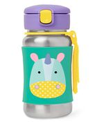 Bouteille en acier inoxydable avec paille Zoo pour tout-petit, image 1 sur 7 diapositives