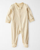 Baby Organic Cotton Floral Sleeper, image 1 of 4 slides