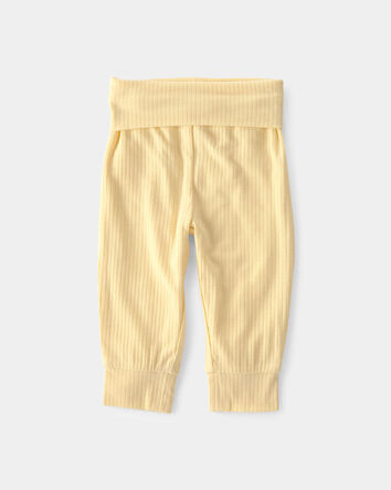 Baby 2-Piece Long-Sleeve Top & Pant Set - Yellow, 