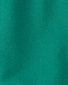 Baby Girl French Terry Athletic Shorts - Green, image 3 of 4 slides