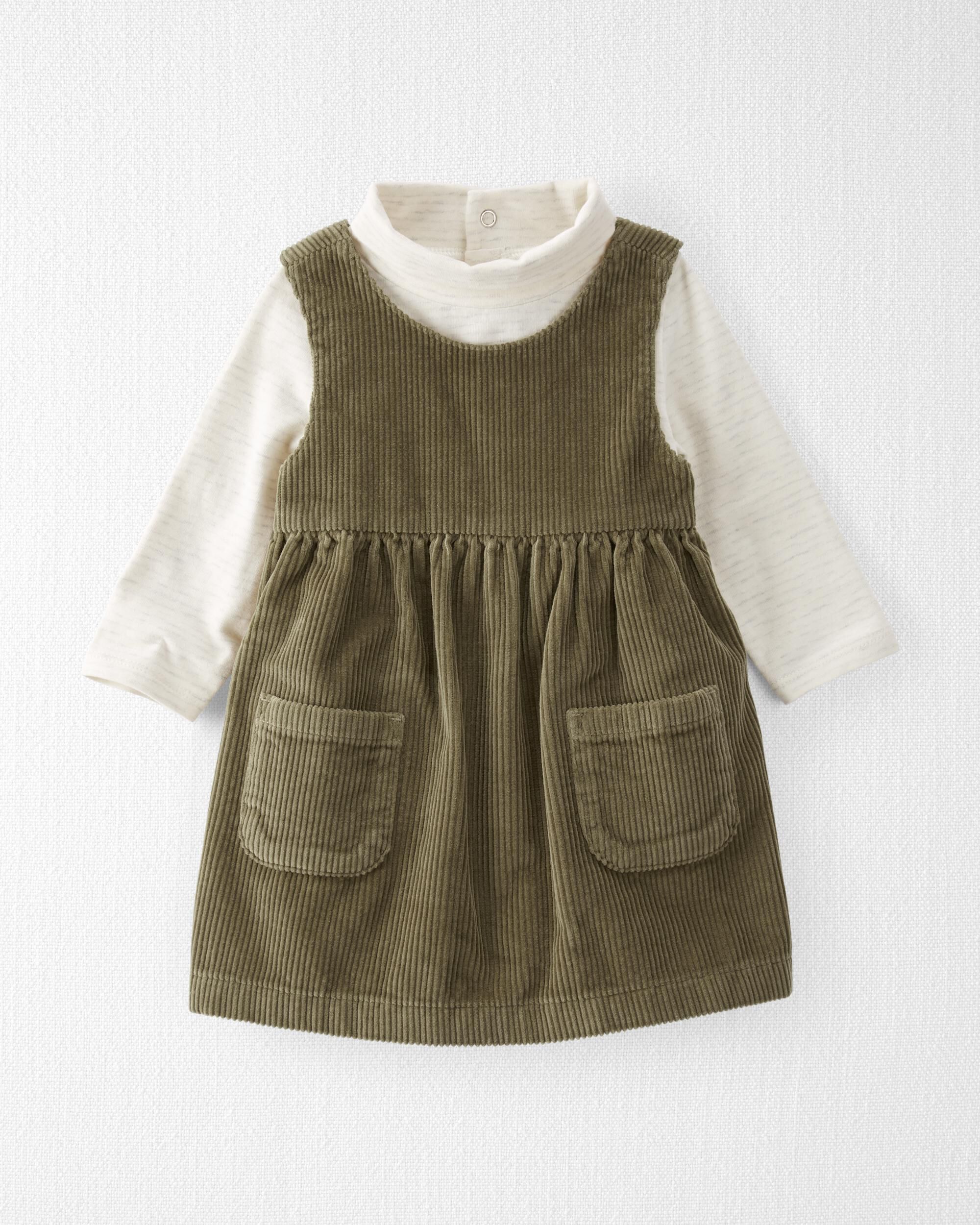 Baby corduroy dress clearance