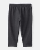 Baby Girl Pull-On Stretch Cozy Leggings - Black, image 1 of 4 slides