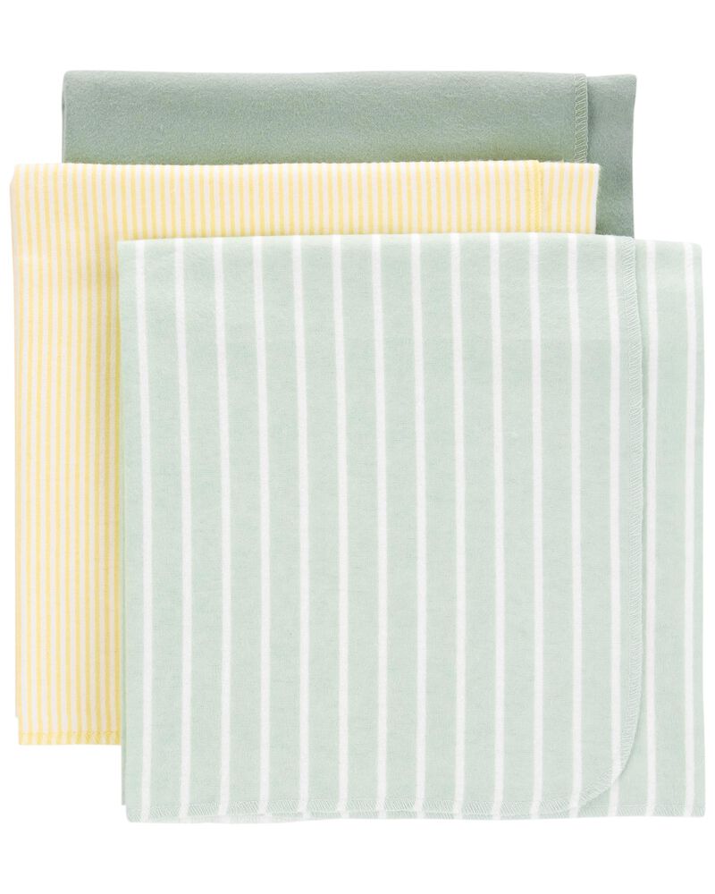 3-Pack Sage Swaddle Blanket Set, image 4 of 8 slides