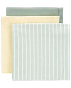 3-Pack Sage Swaddle Blanket Set, image 4 of 8 slides