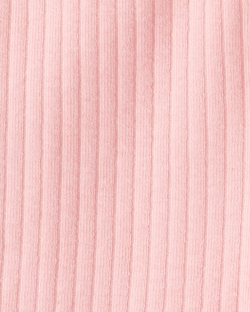 Baby Girl Cotton Flare Active Pants - Pink, image 3 of 4 slides