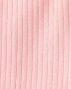 Baby Girl Cotton Flare Active Pants - Pink, image 3 of 4 slides