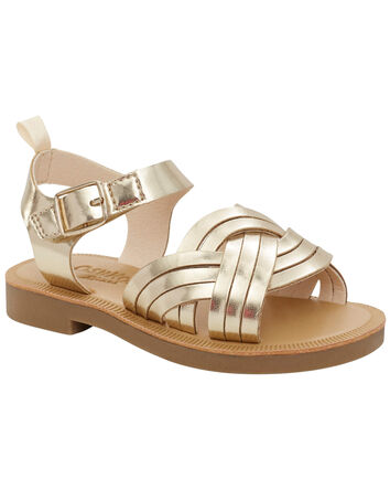 Toddler Metallic Sandals, 