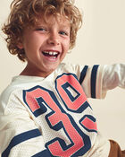 Boys Game Day Mesh Long-Sleeve Jersey - Cream, image 4 of 6 slides