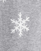 Baby Girl 2-Piece Snowflake Print Long-Sleeve Tee & Pant Set, image 3 of 4 slides