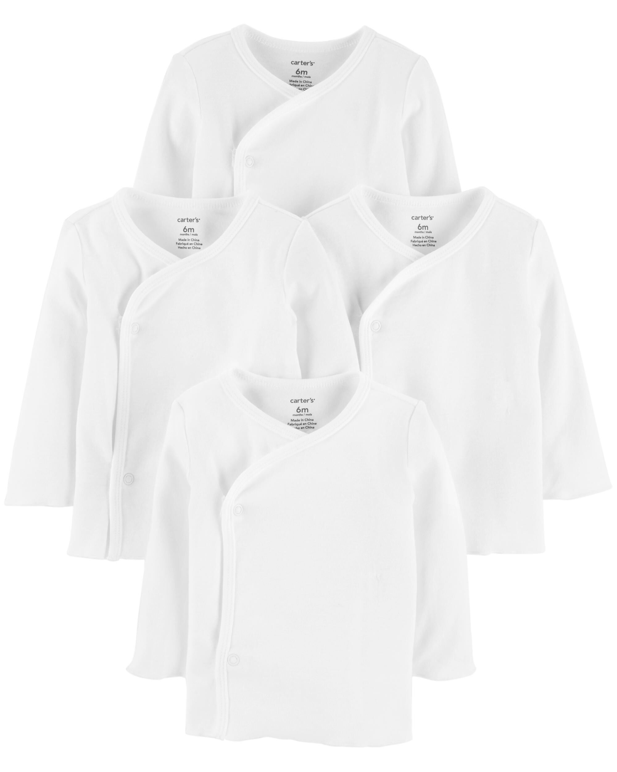 side snap newborn shirts