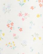 Toddler Floral Loose Fit 2-Piece Pyjamas - White, image 2 of 3 slides