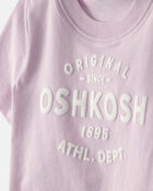 Tout-petit fille - T-shirt &agrave; manches courtes &agrave; imprim&eacute; logo OskKosh - Mauve, image 2 sur 3 diapositives