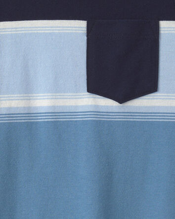 Boys colourblock Pocket Tank Top - Navy, 