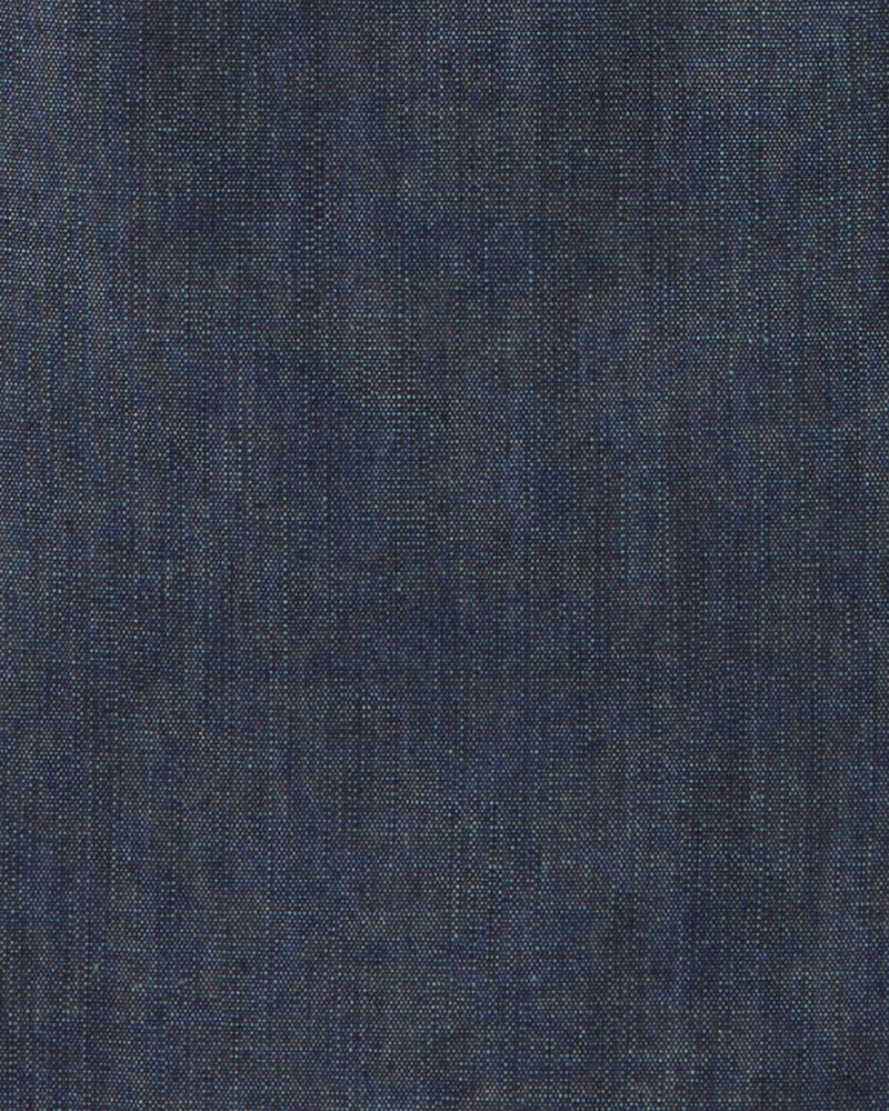 Gar&ccedil;ons - Chemise boutonn&eacute; en denim - D&eacute;lav&eacute; fonc&eacute;, image 3 sur 3 diapositives