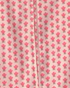 B&eacute;b&eacute; fille - Pyjama 1 pi&egrave;ce en coton biologique &agrave; motif rose floral, image 4 sur 4 diapositives