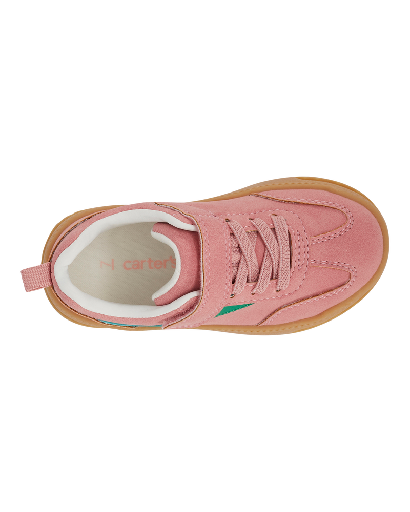 Toddler Casual Sneakers - Pink/Green, image 4 of 7 slides