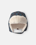 Gar&ccedil;ons - Tuque aviateur Drift Kombi - Dinosaure gris, image 1 sur 3 diapositives