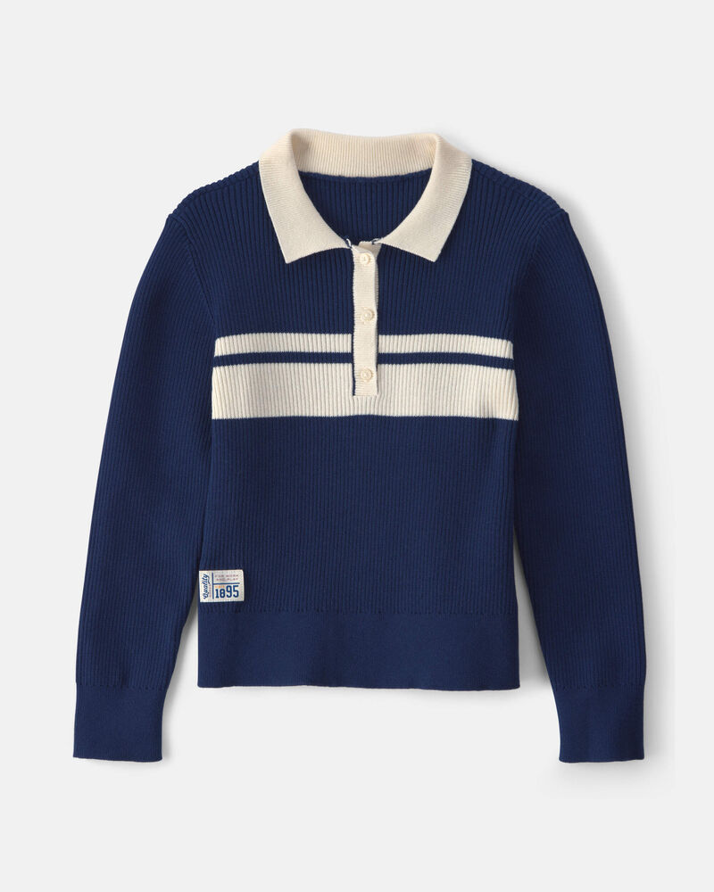 Girls Sweater Polo - Blue
, image 1 of 3 slides