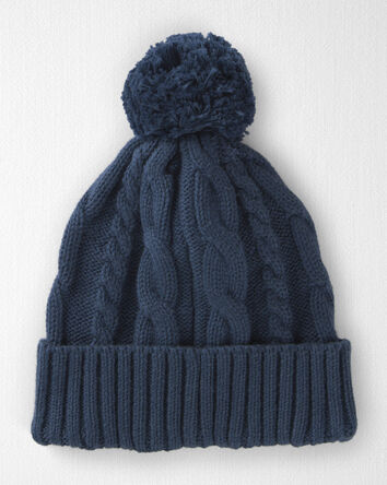 B&eacute;b&eacute; - Tuque en tricot torsad&eacute; de coton biologique, 