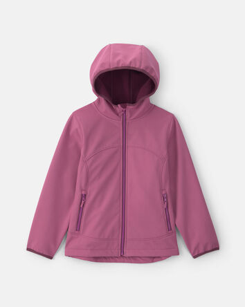 Girls  Colour Changing Rain Jacket- Purple, 