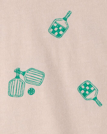 B&eacute;b&eacute; - T-shirt &agrave; motif pickleball - Brun, 