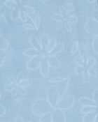 Kid 1-Piece Floral Fleece Footie Pyjamas, image 2 of 4 slides