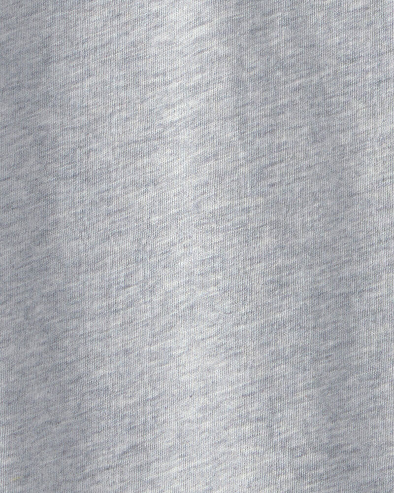 Boys Solid Henley T-Shirt - Grey, image 2 of 3 slides